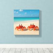 Crab between Worlds - Edge in Sight Leinwanddruck (Insitu (Holzboden))