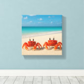 Crab between Worlds - Limited Escape Series Leinwanddruck (Insitu (Holzboden))
