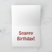 Crab Birthday Card Karte (Innenseite)