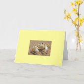 Crab Birthday Card Karte (Gelbe Blume)