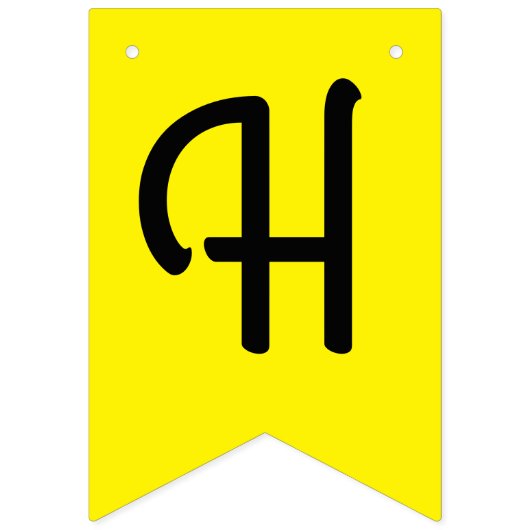 Crab Birthday Party Beach Wimpelkette (Zweite Fahne)