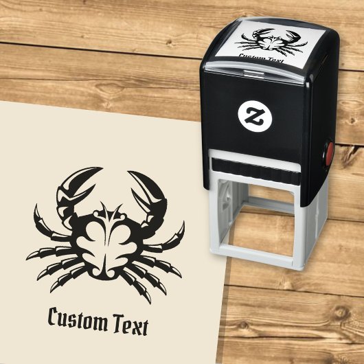 Crab Black Permastempel