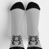 Crab Black Socks Socken (Oben)