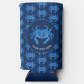 Crab Blue Selters Dosenkühler (Vorderseite)