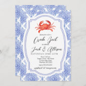 Crab Boil Einladung, Crab Bake Dusche einladen Einladung (Vorne/Hinten)