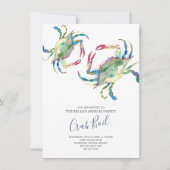 Crab Boil Family Summer Party Einladung (Vorderseite)