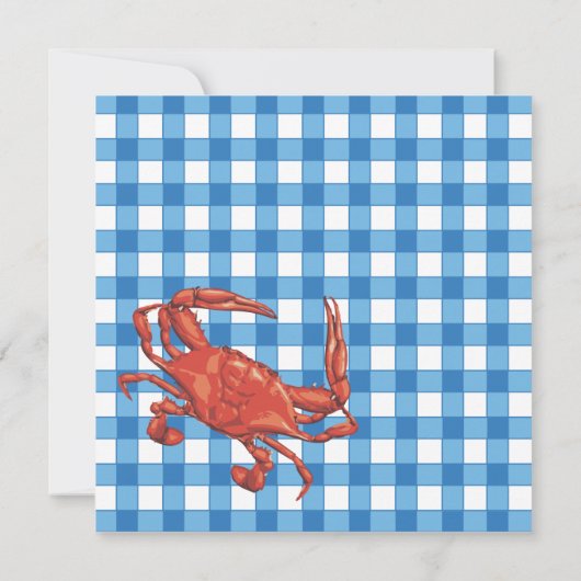 Crab Boil Party Einladung (Rückseite)