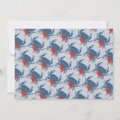 Crab Boil Party Geburtstag Abendessen Crawfish Bla Einladung (Rückseite)