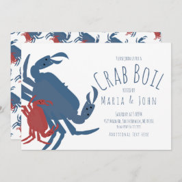 Crab Boil Party Geburtstags Abendessen Crawfish Einladung
