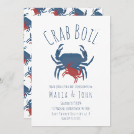 Crab Boil Party Kinderdusche Crawfish Einladung