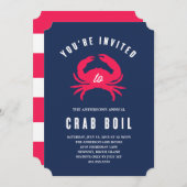 Crab Boil | Sommerliche Party Einladung (Vorne/Hinten)