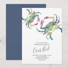 Crab Boil Summer Party Einladung