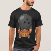 Crab Bowling Bowling ball T-Shirt (Vorderseite)