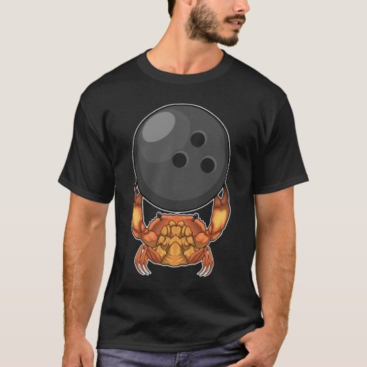 Crab Bowling Bowling ball T-Shirt (Vorderseite)