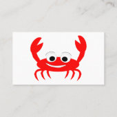 Crab Business Card Visitenkarte (Rückseite)