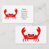 Crab Business Card Visitenkarte (Vorne/Hinten)