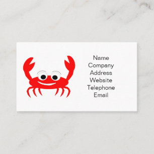 Crab Business Card Visitenkarte
