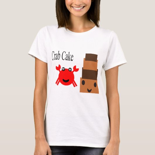 Crab Cake-Freunde T-Shirt (Vorderseite)