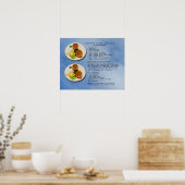 Crab Cakes Rezept Poster (Küche)