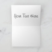 Crab Cartoon mit Eiscreme Grußkarte Karte (Innenseite)