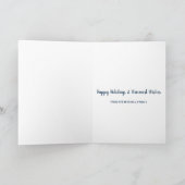 Crab Castle | Tropical Beach Palm Tree Weihnachten (Innenseite)