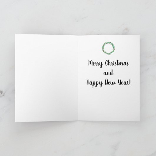 Crab Christmas Tree Karte (Innenseite)