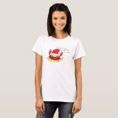 Crab Christmas Tropical Funny T-Shirt (Vorne ganz)