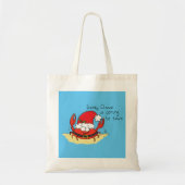 Crab Christmas Tropical Funny Tragetasche (Vorne)