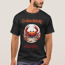 Crab Chronicles: Ocean Vibes T - Shirt Collection