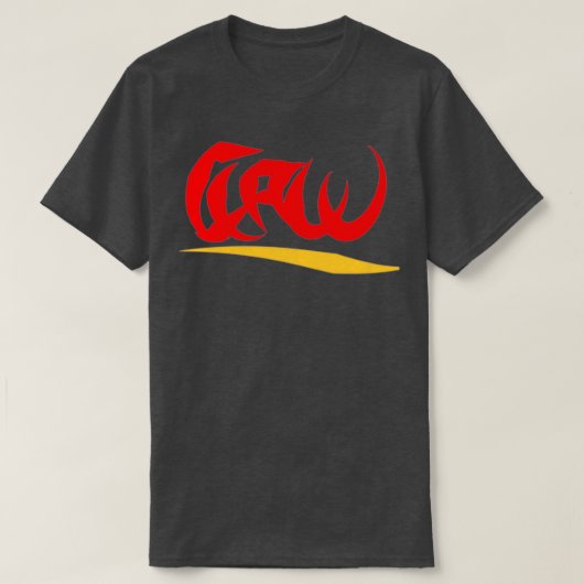 Crab Claw Typografie-Logo T-Shirt (Design vorne)
