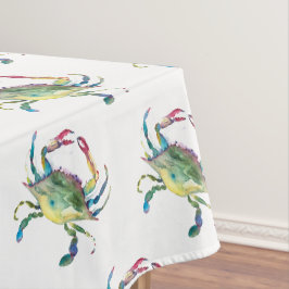 Crab Coastal Beach House Tischdecke