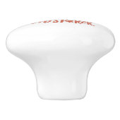 Crab Crabbing Keramikknauf (Seitenansicht)