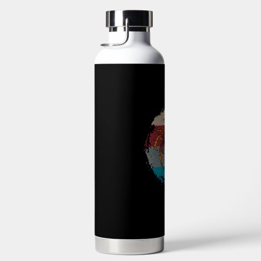 Crab Crabbing Retro Trinkflasche (Rechts)