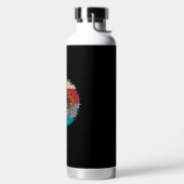 Crab Crabbing Retro Trinkflasche (links)