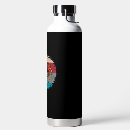 Crab Crabbing Retro Trinkflasche (links)