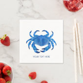 Crab Crustacean Ocean Beach Thema Serviette (Beispiel)