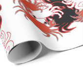 Crab Crustacean Sea Muster Geschenkpapier (Rolleneckpunkt)