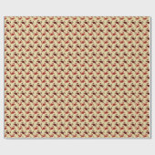 Crab Crustacean Sea Pattern Geschenkpapier (Flach)