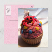 Crab Cupcake Postkarte (Vorne/Hinten)