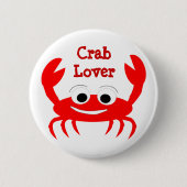 Crab Design Button (Vorderseite)