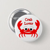 Crab Design Button (Vorne & Hinten)