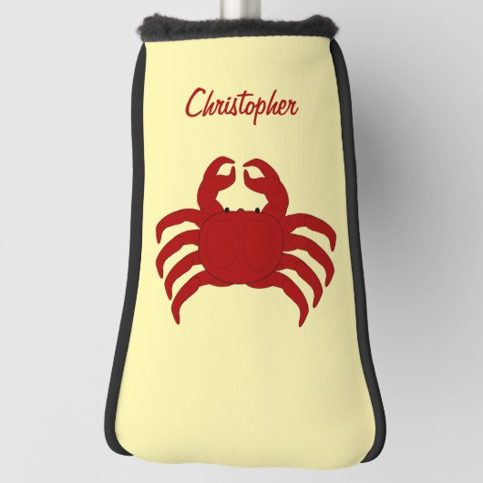 Crab Design Golf Headcover (Rotieren 90)