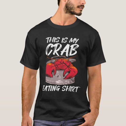 Crab Eating Crawfish Pot Lobster T-Shirt (Vorderseite)