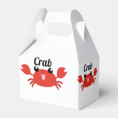 Crab Favor Box Geschenkschachtel (Rückseite)