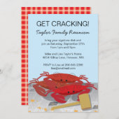 Crab Feed Party Einladung, Einladung (Vorne/Hinten)