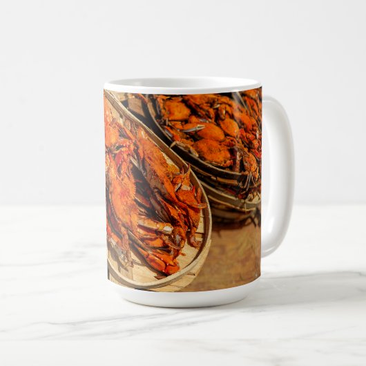 Crab Fest 11 oz oder 15 oz Tasse (VorderseiteRechts)