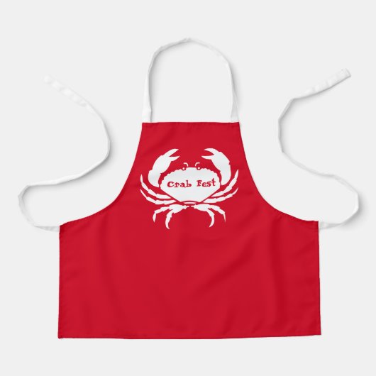 Crab Fest Schürze (Vorderseite)