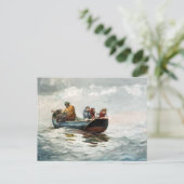 Crab Fishing Winslow Homer Postkarte (Stehend Vorderseite)