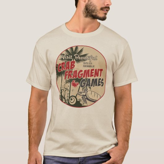 Crab Fragment Games Tropical T-Shirt (Vorderseite)