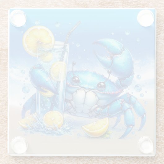 Crab Glass Untersetzer (Rückseite)